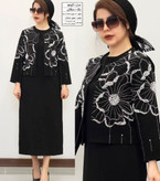 کت و سارافون کارشده زنانه – سایز ۳۸ تا ۶۰ | لباس مجلسی شیک و لوکس