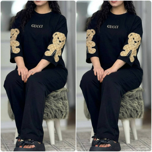 ست تیشرت شلوار پنبه گلکسی نوا